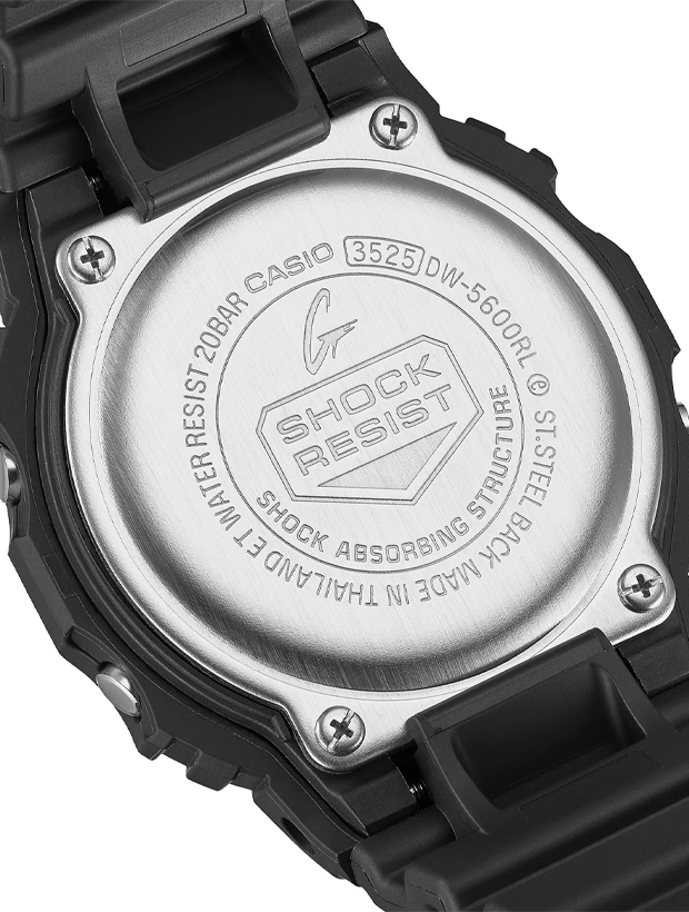 CASIO G-Shock 43mm DW-5600RL-1ER, klocka som du kan handla till bra pris hos oss på Klockmaster.