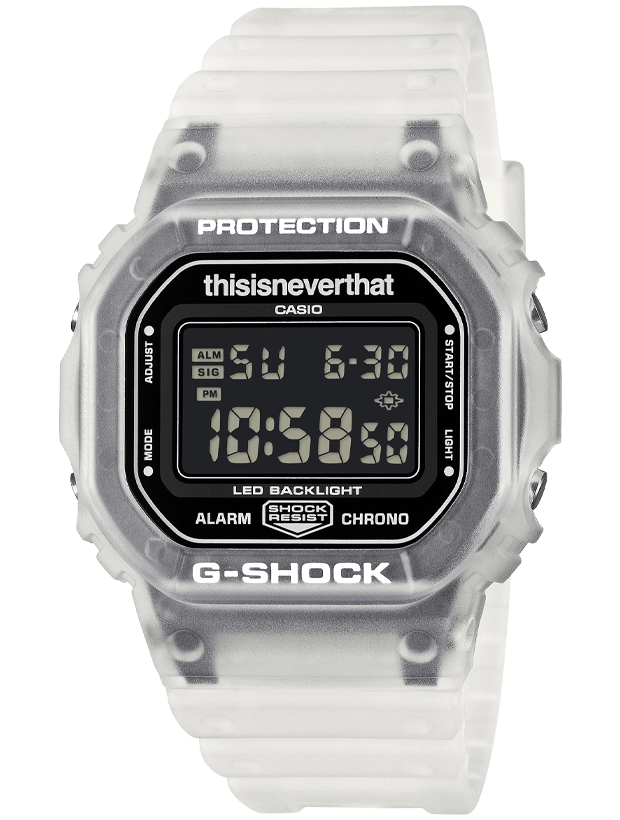 CASIO G-Shock 43mm thisisneverthat DW-5600TNT-7ER, handla denna klocka online eller i butik hos klockmaster