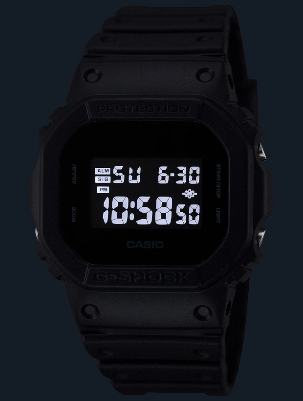 CASIO G-Shock Solid Colors 43mm DW-5600UBB-1ER, klocka som du kan handla till bra pris hos oss på Klockmaster.