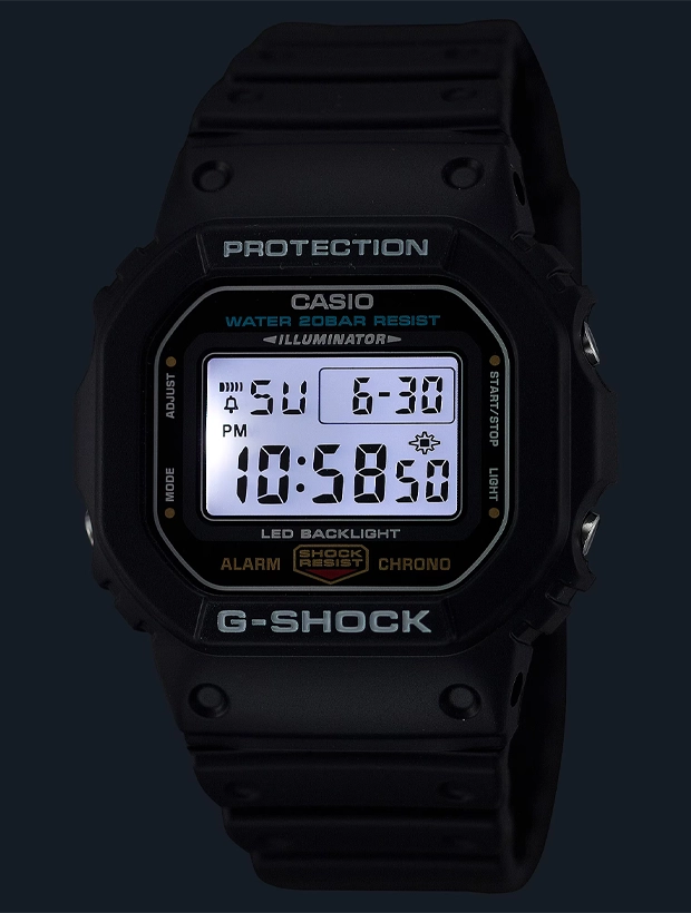 CASIO G-Shock 43mm DW-5600UE-1ER, klocka som du kan handla till bra pris hos oss på Klockmaster.