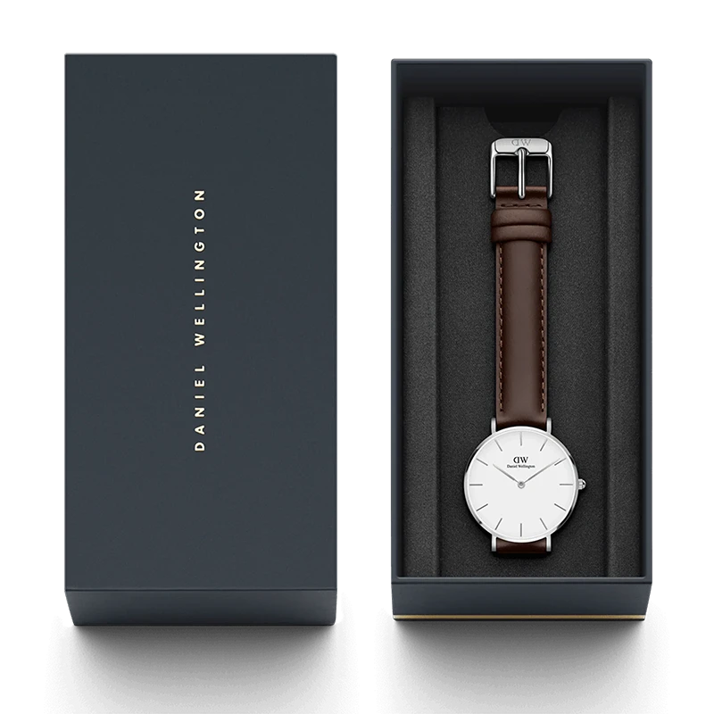 Daniel Wellington Petite Bristol Silver 28mm, klocka som du kan handla till bra pris hos oss på Klockmaster.