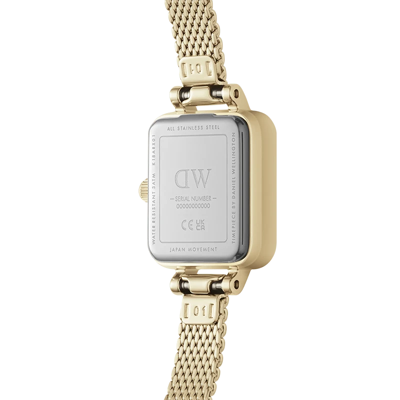 Daniel Wellington Quadro Mini Evergold Amber 15.5mm, klocka som du kan handla till bra pris hos oss på Klockmaster.