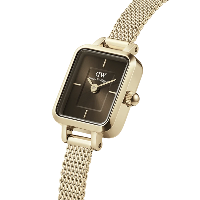 Daniel Wellington Quadro Mini Evergold Amber 15.5mm, klocka som du kan handla till bra pris hos oss på Klockmaster.