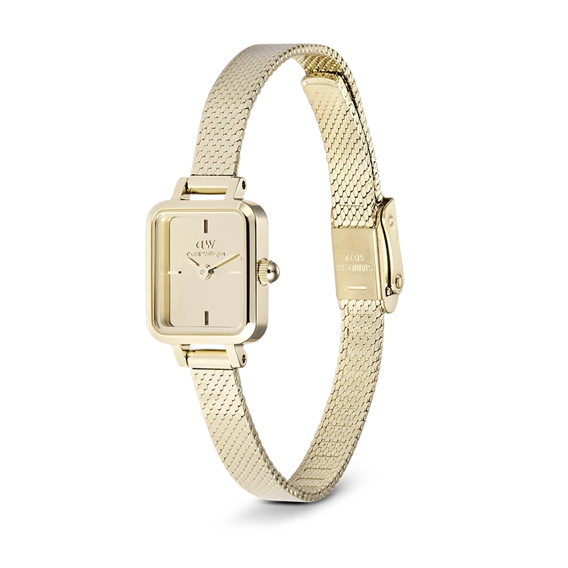 Daniel Wellington Quadro Mini Reflection Gold 15.5mm, klocka som du kan handla till bra pris hos oss på Klockmaster.