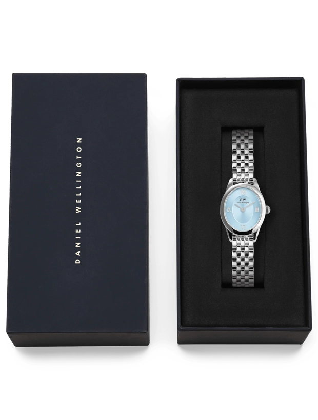 Daniel Wellington Ophelia Mini Ice Blue Silver 22mm DW00100809, klocka som du kan handla till bra pris hos oss på Klockmaster.