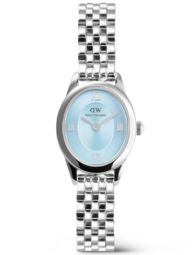 Daniel Wellington Ophelia Mini Ice Blue Silver 22mm DW00100809, handla denna klocka online eller i butik hos klockmaster