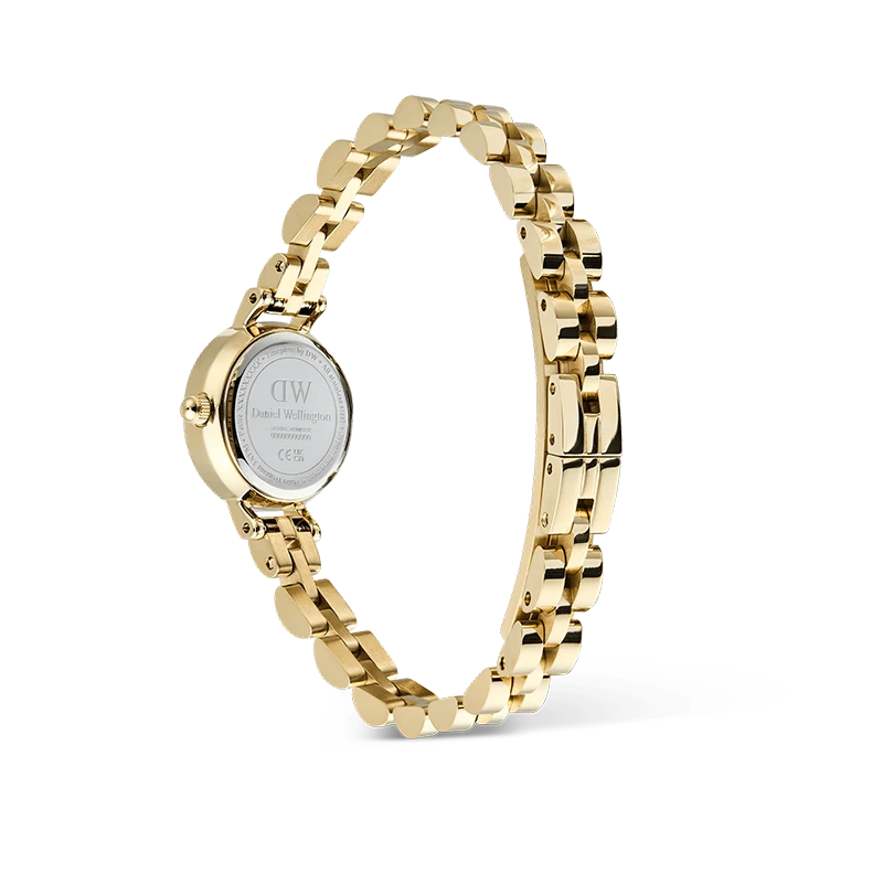 Daniel Wellington Petite Mini Arch 3-link White Gold 19mm, klocka som du kan handla till bra pris hos oss på Klockmaster.