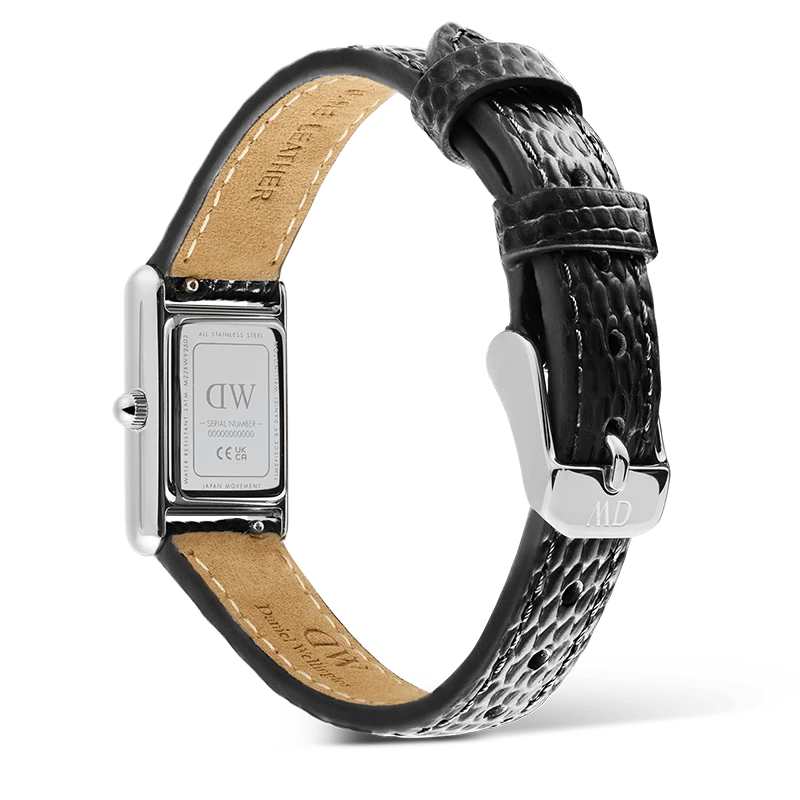 Daniel Wellington Bound Mini Black Lizard Silver 17mm, klocka som du kan handla till bra pris hos oss på Klockmaster.