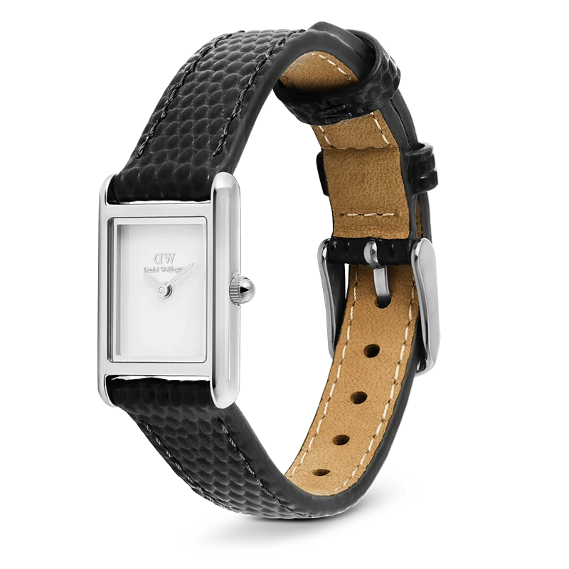 Daniel Wellington Bound Mini Black Lizard Silver 17mm, klocka som du kan handla till bra pris hos oss på Klockmaster.