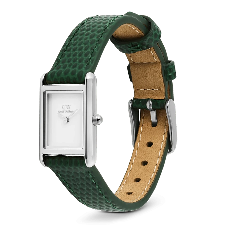 Daniel Wellington Bound Mini Green Lizard Silver 17mm, klocka som du kan handla till bra pris hos oss på Klockmaster.