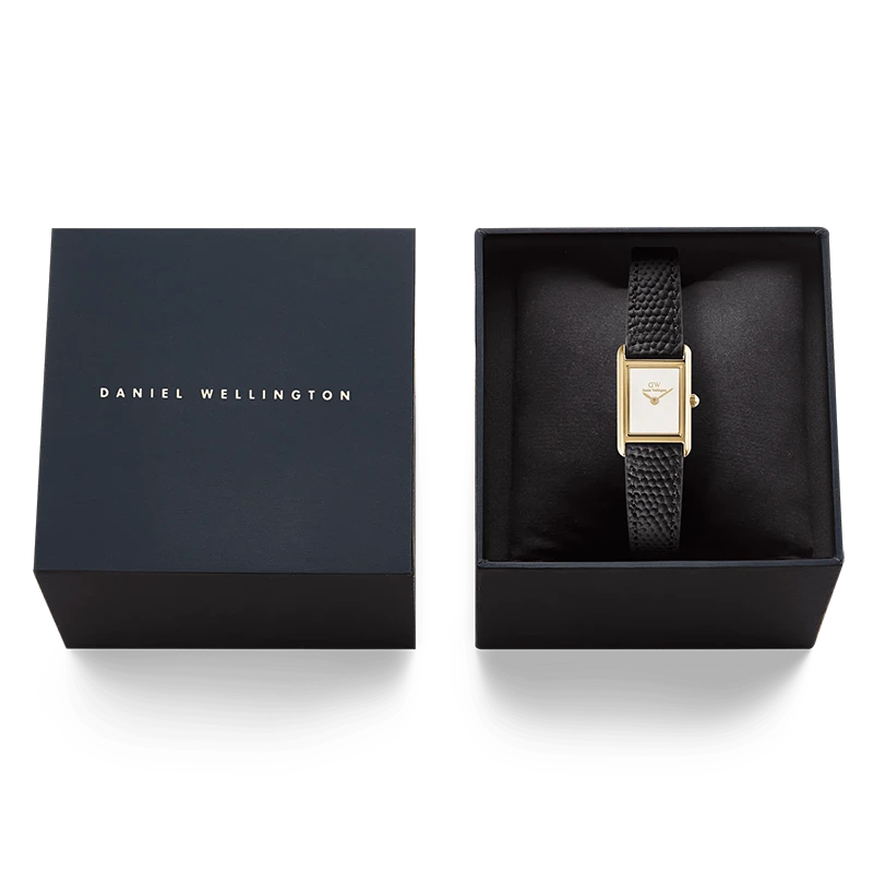 Daniel Wellington Bound Mini Black Lizard Gold 17mm, klocka som du kan handla till bra pris hos oss på Klockmaster.