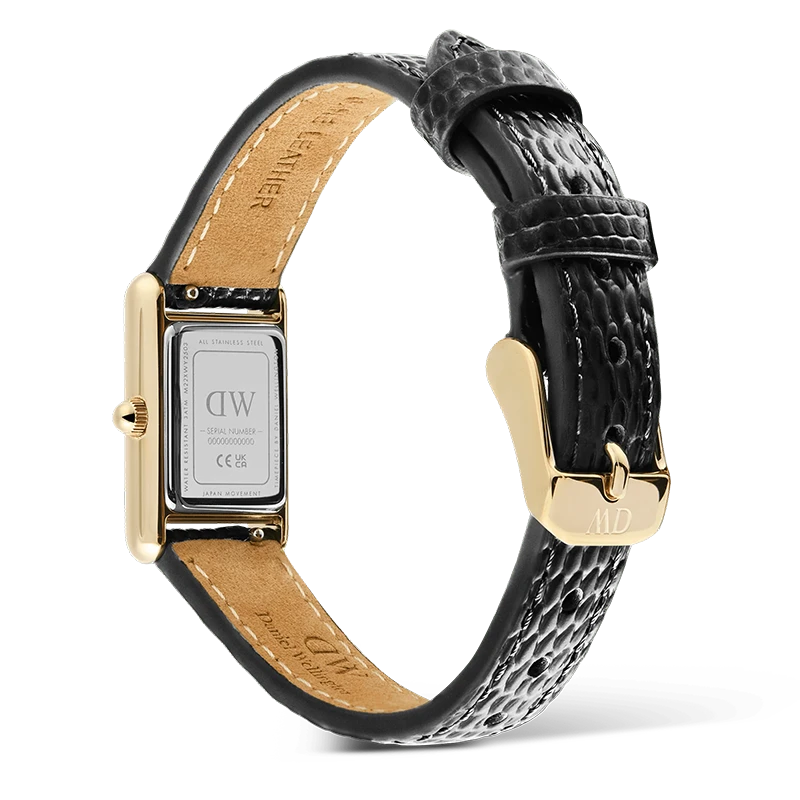 Daniel Wellington Bound Mini Black Lizard Gold 17mm, klocka som du kan handla till bra pris hos oss på Klockmaster.