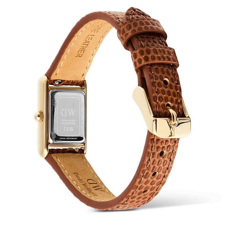 Daniel Wellington Bound Mini Light Brown Lizard Gold 17mm, klocka som du kan handla till bra pris hos oss på Klockmaster.