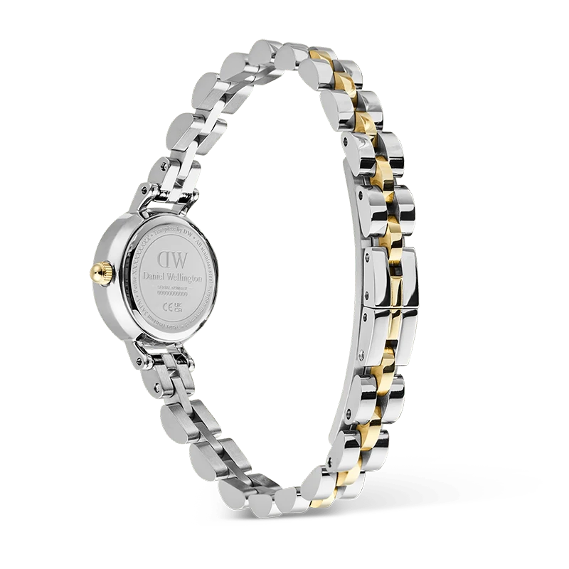 Daniel Wellington Petite Mini Arch 3-Link Two Tone Gold 19mm, klocka som du kan handla till bra pris hos oss på Klockmaster.