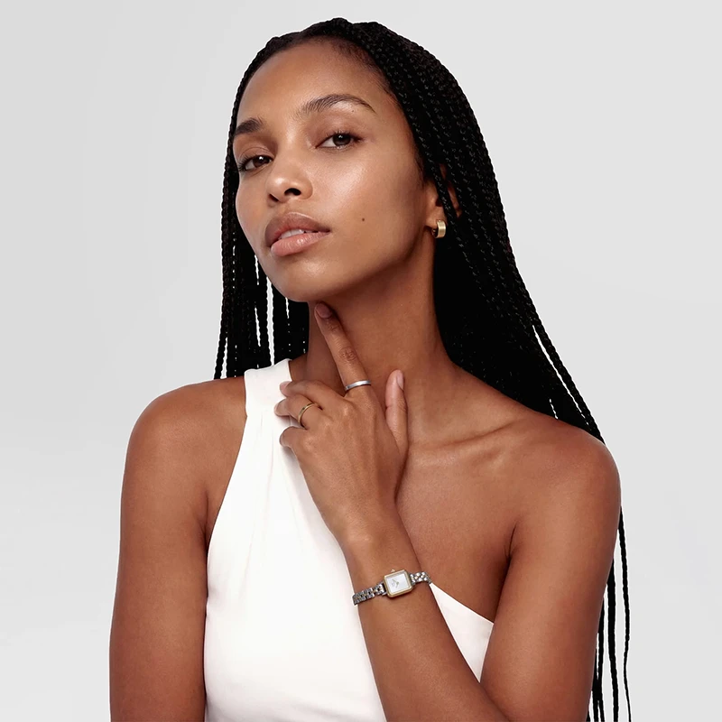 Daniel Wellington Quadro Mini Arch 3-Link Two Tone Gold 15.5mm, klocka som du kan handla till bra pris hos oss på Klockmaster.