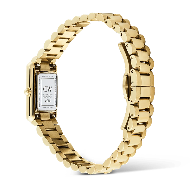 Daniel Wellington Bound Mini 3-Link Gold 17mm, klocka som du kan handla till bra pris hos oss på Klockmaster.