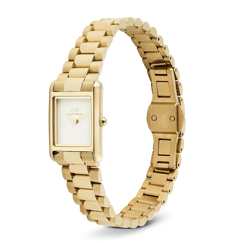 Daniel Wellington Bound Mini 3-Link Gold 17mm, klocka som du kan handla till bra pris hos oss på Klockmaster.