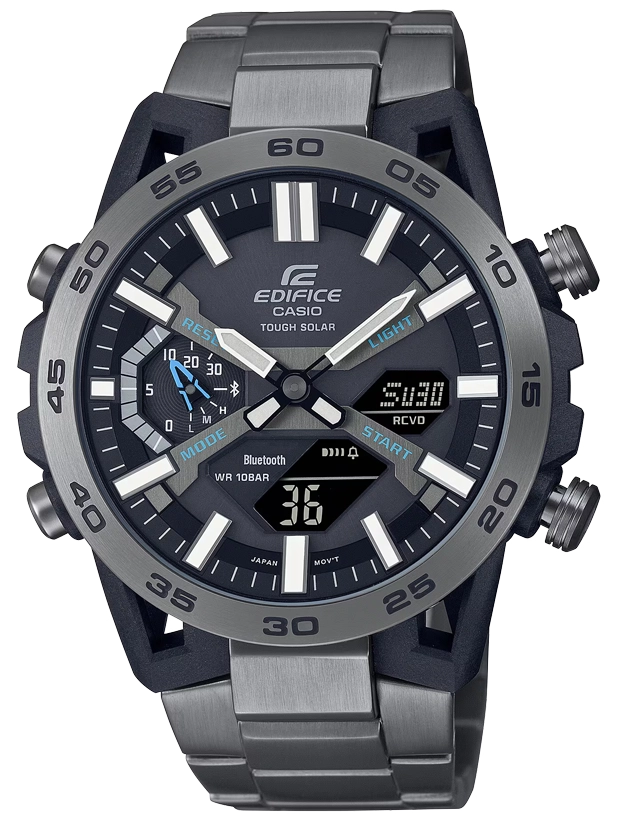 CASIO Edifice Chronograph Bluetooth SOSPENSIONE 48mm ECB-2000DC-1AEF, handla denna klocka online eller i butik hos klockmaster