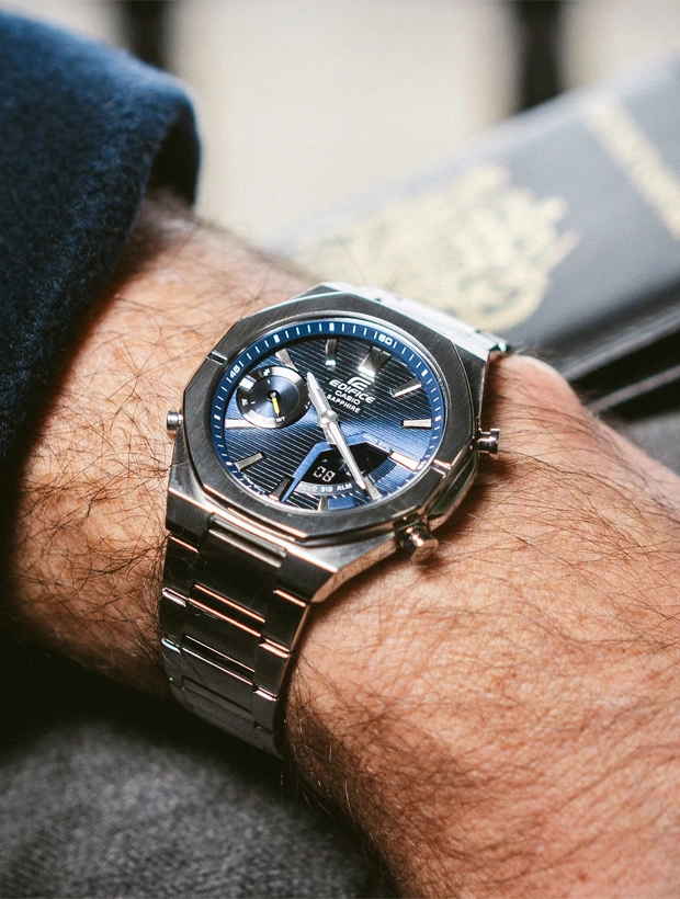 CASIO Edifice Chronograph Bluetooth 43mm ECB-S10D-2AEF, klocka som du kan handla till bra pris hos oss på Klockmaster.