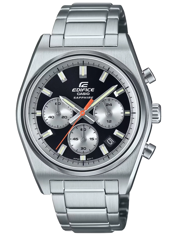 CASIO Edifice Chronograph 40mm EFB-730D-1AVUEF, handla denna klocka online eller i butik hos klockmaster