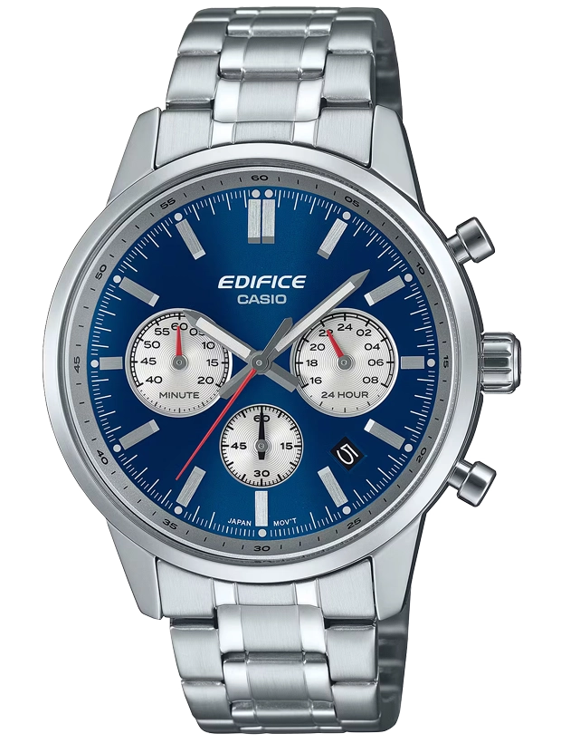 CASIO Edifice Chronograph 40mm EFR-575D-2AEF, handla denna klocka online eller i butik hos klockmaster