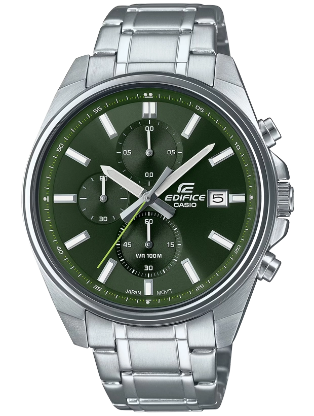 CASIO Edifice Chronograph 44mm EFV-610D-3CVUEF, handla denna klocka online eller i butik hos klockmaster