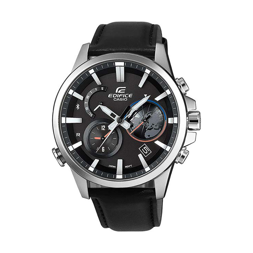 CASIO Edifice Chronograph Bluetooth 46mm, handla denna klocka online eller i butik hos klockmaster