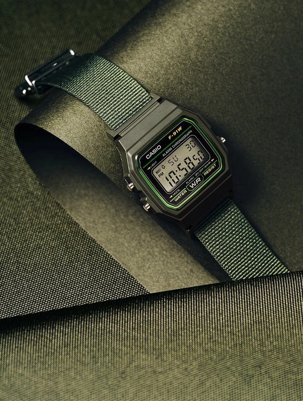 CASIO Timeless 35mm F-91WF-3AEF, klocka som du kan handla till bra pris hos oss på Klockmaster.