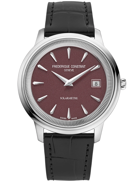 Frederique Constant Moneta Solarmetre 39mm FC-120BRG3S6, handla denna klocka online eller i butik hos klockmaster