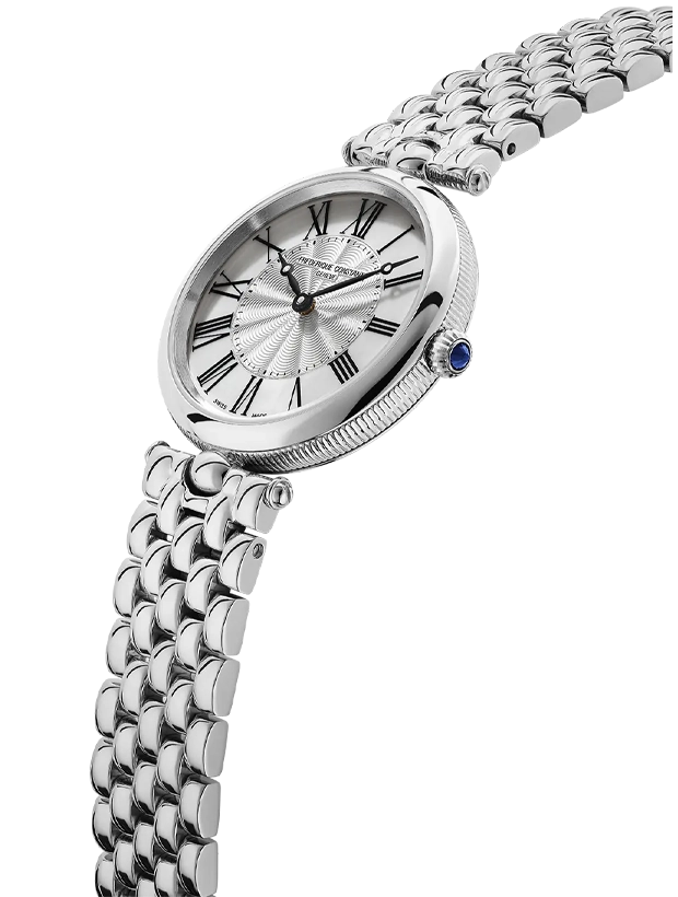 Frederique Constant Art Deco Round 30mm FC-200MPW2AR6B, klocka som du kan handla till bra pris hos oss på Klockmaster.