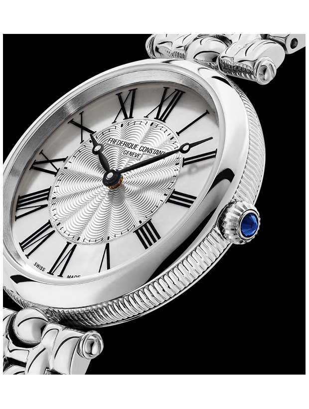 Frederique Constant Art Deco Round 30mm FC-200MPW2AR6B, klocka som du kan handla till bra pris hos oss på Klockmaster.
