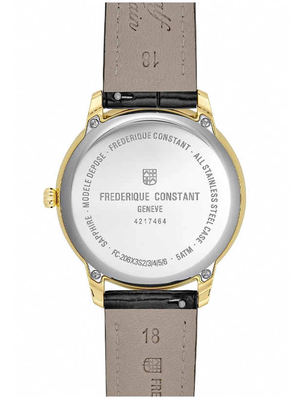 Frederique Constant Moneta Moonphase 37mm FC-206B3S5, klocka som du kan handla till bra pris hos oss på Klockmaster.