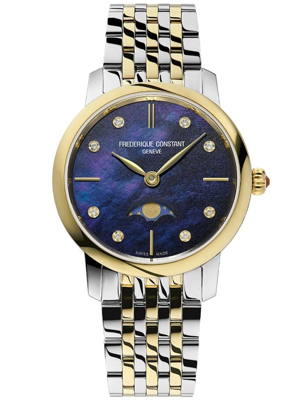 Frederique Constant Slimline Moonphase 30mm FC-206MPND1S3B, handla denna klocka online eller i butik hos klockmaster