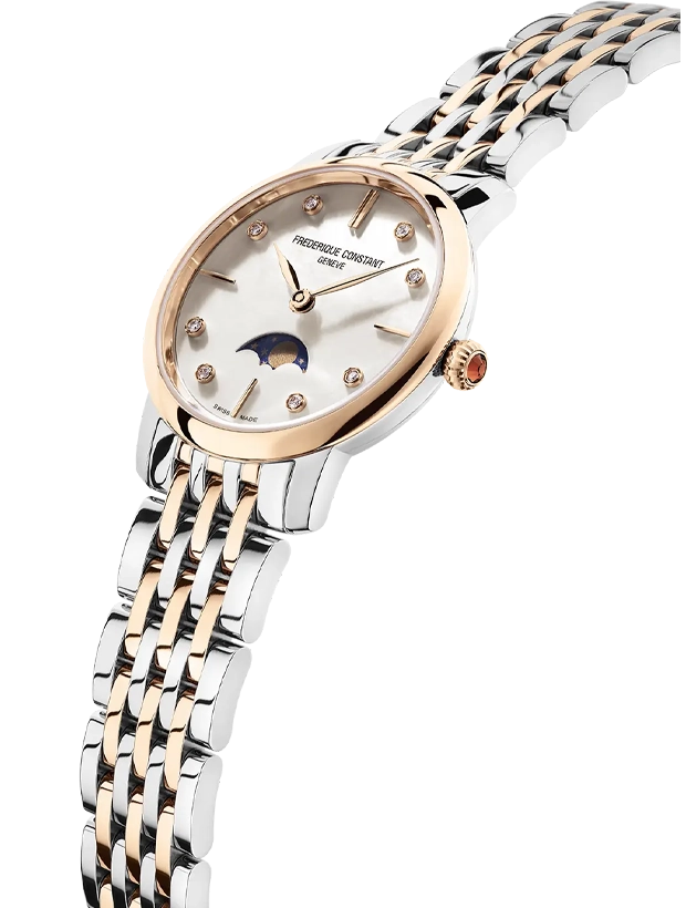 Frederique Constant Slimline Moonphase 30mm FC-206MPWD1S2B, klocka som du kan handla till bra pris hos oss på Klockmaster.