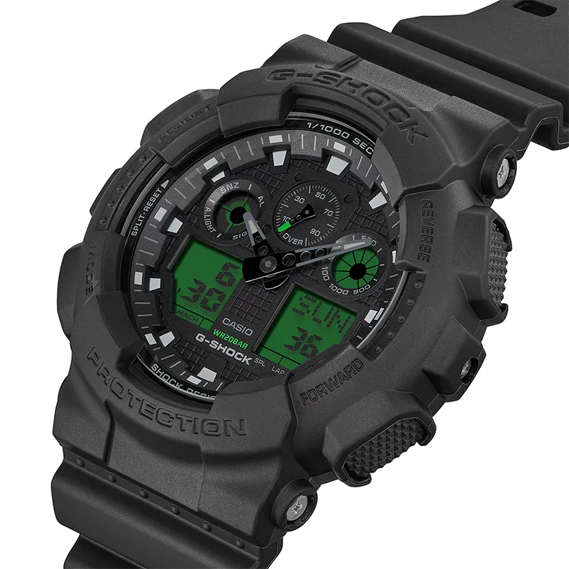 CASIO G-Shock 51mm Limited Edition GA-100BEG-1AER, klocka som du kan handla till bra pris hos oss på Klockmaster.