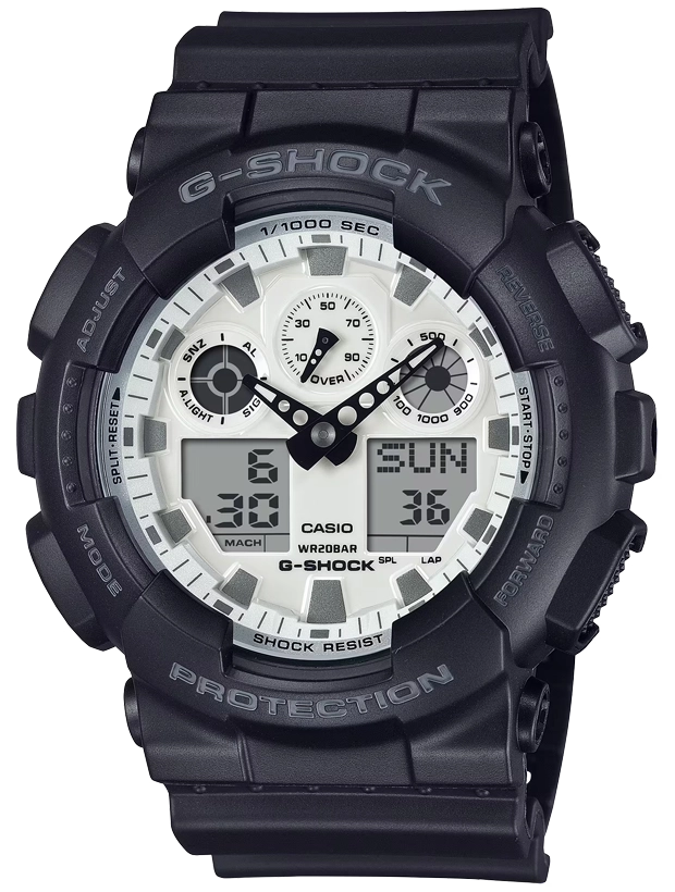 CASIO G-Shock 51mm GA-100WD-1AER, handla denna klocka online eller i butik hos klockmaster