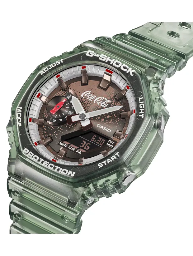 CASIO G-Shock 45.5mm Coca Cola Collaboration GA-2100CC-3AER, klocka som du kan handla till bra pris hos oss på Klockmaster.