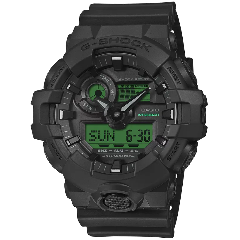 CASIO G-Shock 53.5mm Limited Edition GA-700BEG-1AER, handla denna klocka online eller i butik hos klockmaster