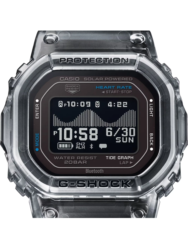 CASIO G-Shock G-Lide 44.5mm GBX-H5600-1ER, klocka som du kan handla till bra pris hos oss på Klockmaster.