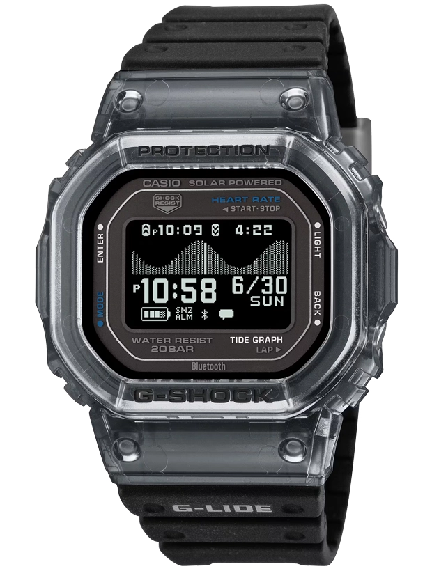 CASIO G-Shock G-Lide 44.5mm GBX-H5600-1ER, handla denna klocka online eller i butik hos klockmaster