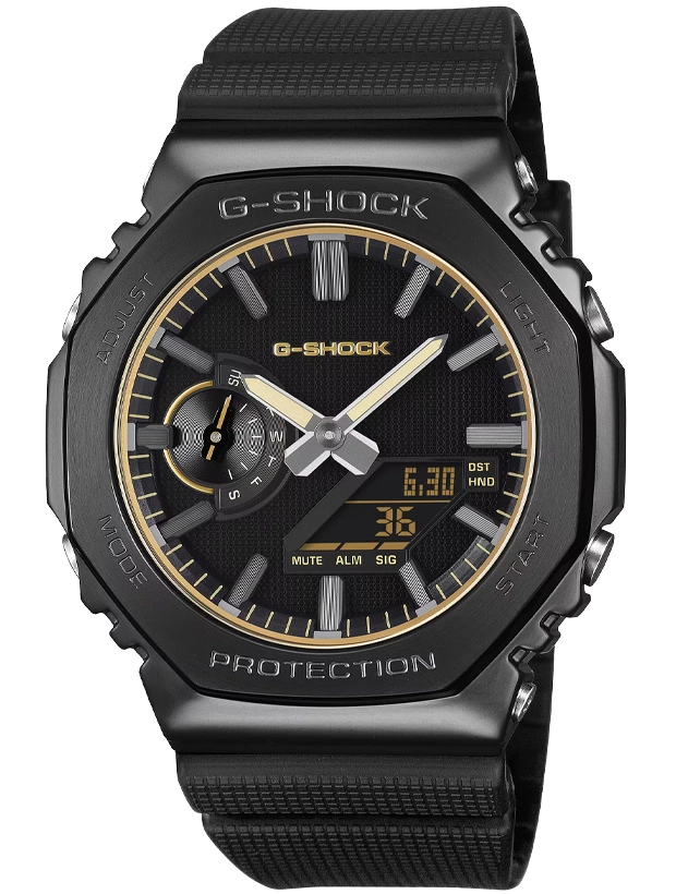 CASIO G-Shock G-Steel Luxe Black 45.5mm GM-2100LXB-1A9ER, handla denna klocka online eller i butik hos klockmaster
