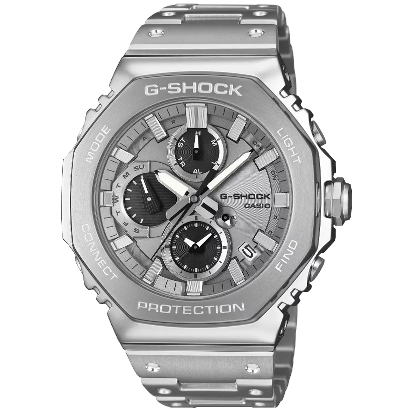 CASIO G-Shock Full Metal Solar Bluetooth 46mm GMC-B2100ADS-1AER, handla denna klocka online eller i butik hos klockmaster