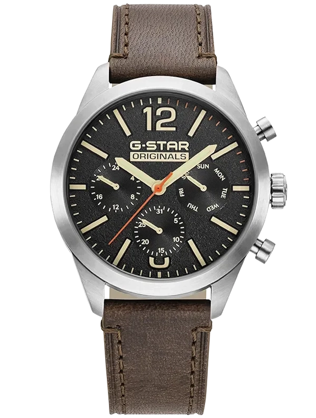 G-Star Originals Day/Date 42mm GSW.504.01, handla denna klocka online eller i butik hos klockmaster