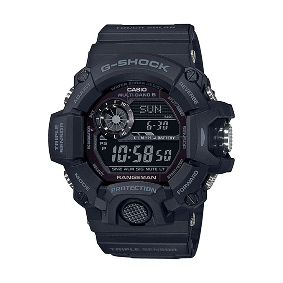 CASIO G-Shock Rangeman 54mm GW-9400-1BER, handla denna klocka online eller i butik hos klockmaster