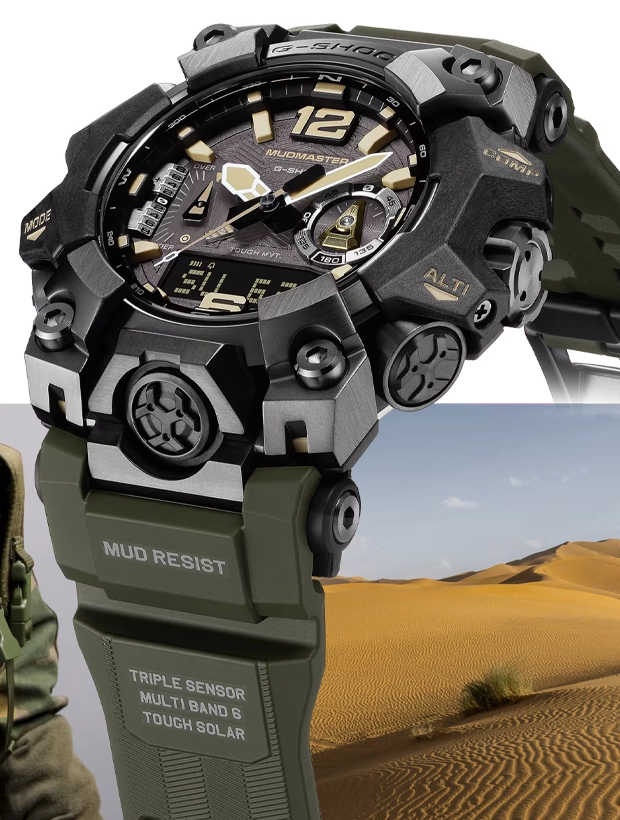 CASIO G-Shock Mudmaster 52mm GWG-B1000-1A3ER, klocka som du kan handla till bra pris hos oss på Klockmaster.