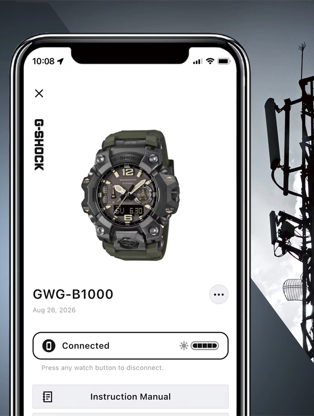 CASIO G-Shock Mudmaster 52mm GWG-B1000-1A3ER, klocka som du kan handla till bra pris hos oss på Klockmaster.