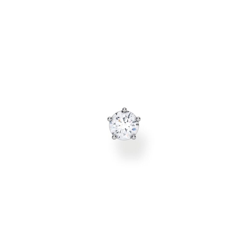 Thomas Sabo Stiftörhänge Vit Sten - Silver H2148-051-14, handla denna klocka online eller i butik hos klockmaster