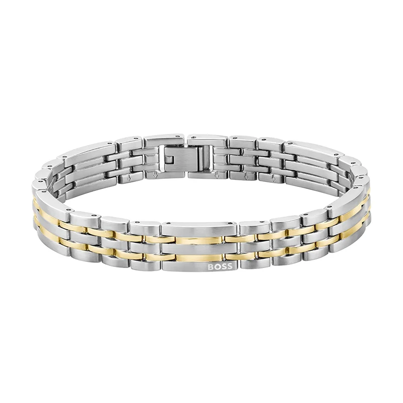 Armband Wesley Silver/Guld BOSS HBJ1580813, handla denna klocka online eller i butik hos klockmaster