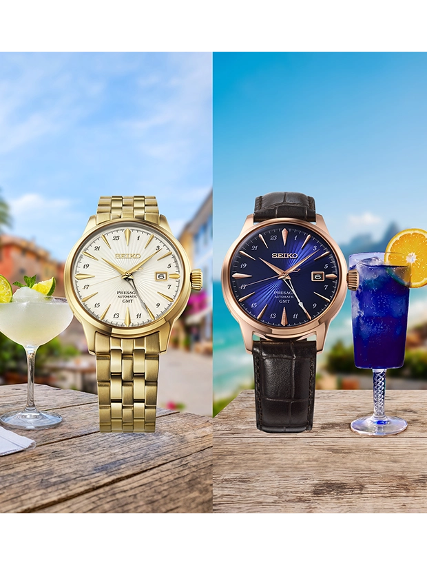 SEIKO Presage Cocktail Time GMT 40.5mm HCB004J1, klocka som du kan handla till bra pris hos oss på Klockmaster.