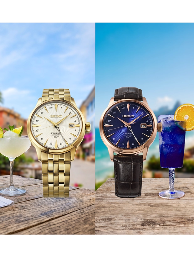 SEIKO Presage Cocktail Time GMT 40.5mm HCB005J1, klocka som du kan handla till bra pris hos oss på Klockmaster.